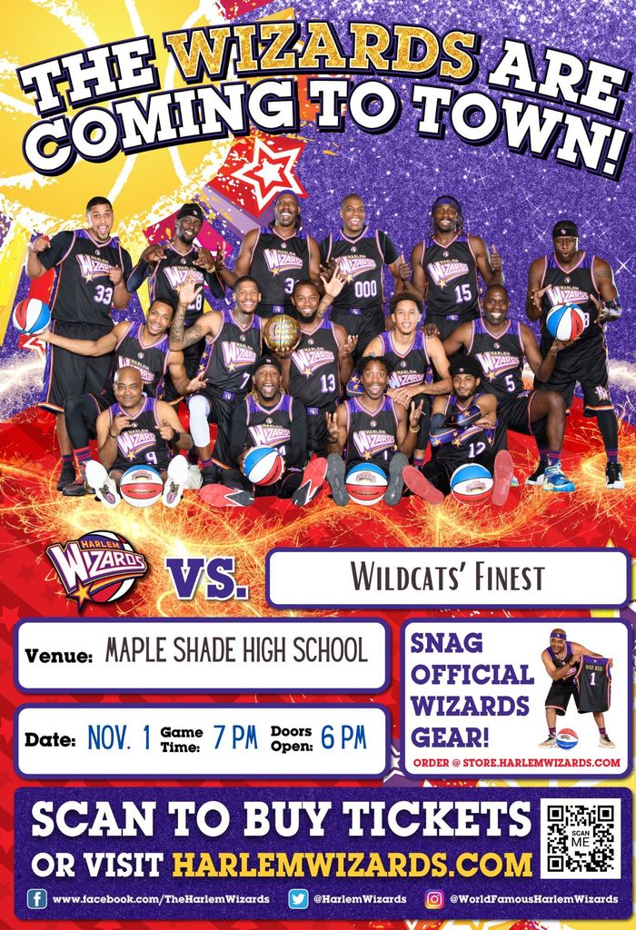 Save the Date! The Harlem Wizards are coming to town!